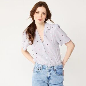 Draper James Americana USA bodysuit M